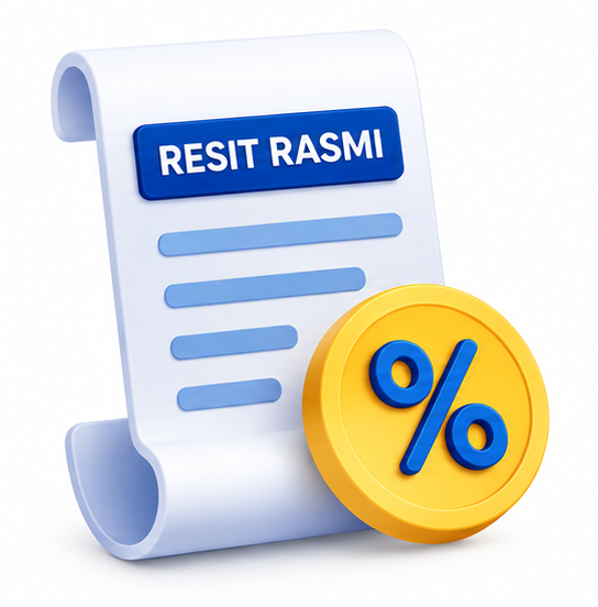 Resit Rasmi dan Rebat Cukai